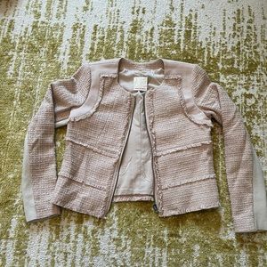 Rebecca Taylor Pink Zip Jacket